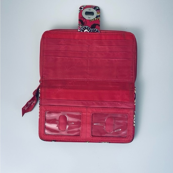 VERA BRADLEY ENGLISH MEADOW FRILL RUFFLE WRISTLET WALLET AUTHENTIC - Picture 6 of 7